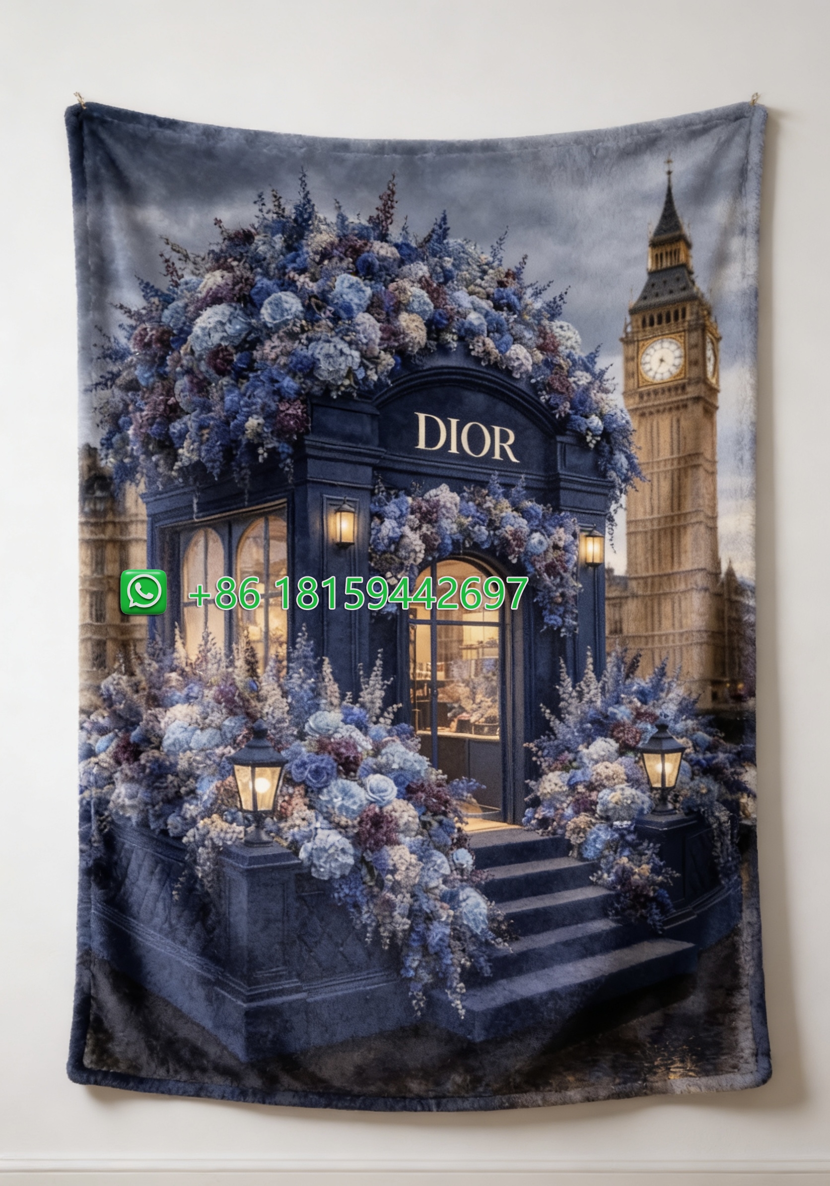 Dior Throw Blankets